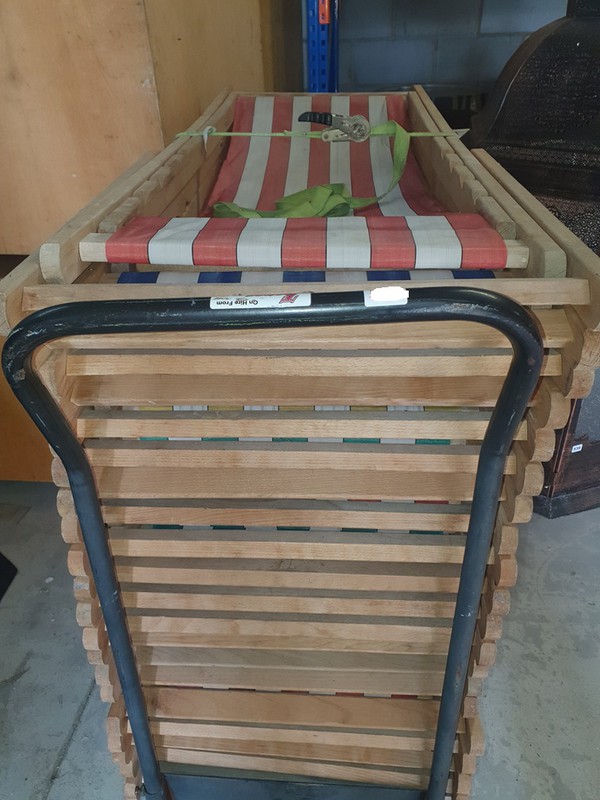 Stripped deck chairs for sale