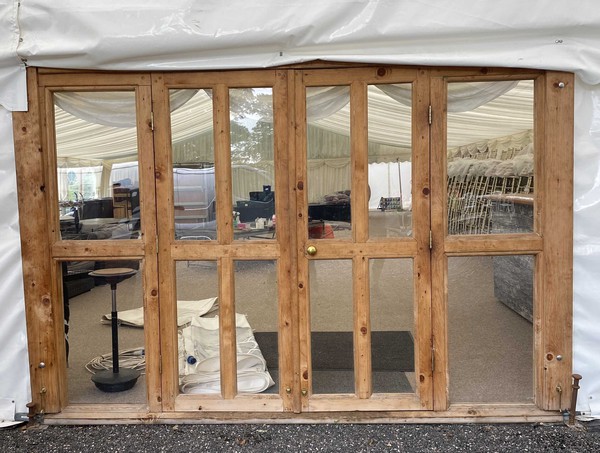 Secondhand Cedar Marquee Doors