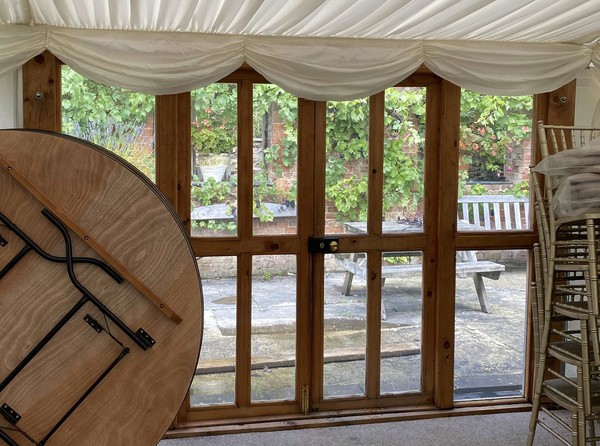 Used Cedar Marquee Doors