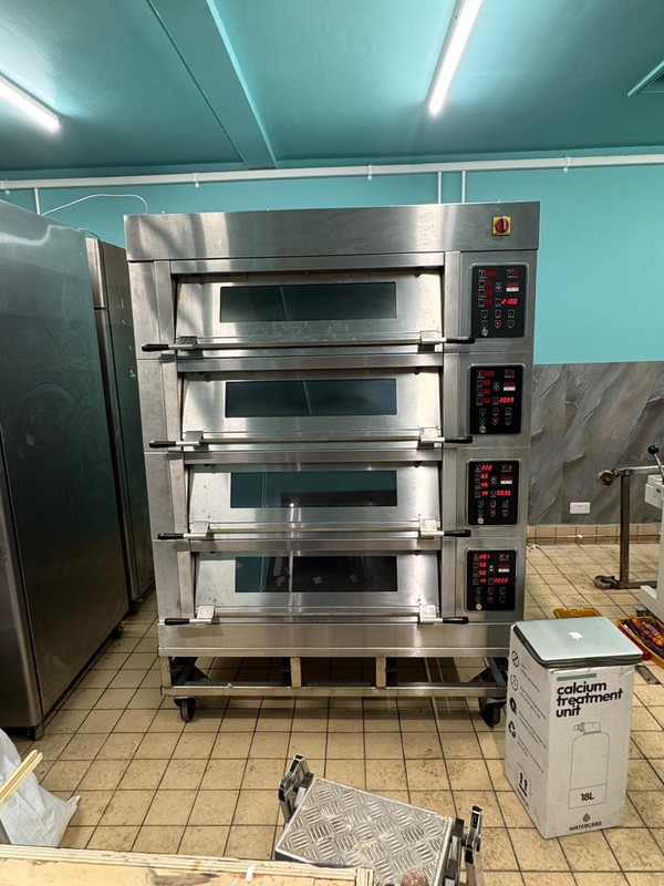 Secondhand Mono Harmony 8 Tray 4 Deck High Crown Modular Oven For Sale