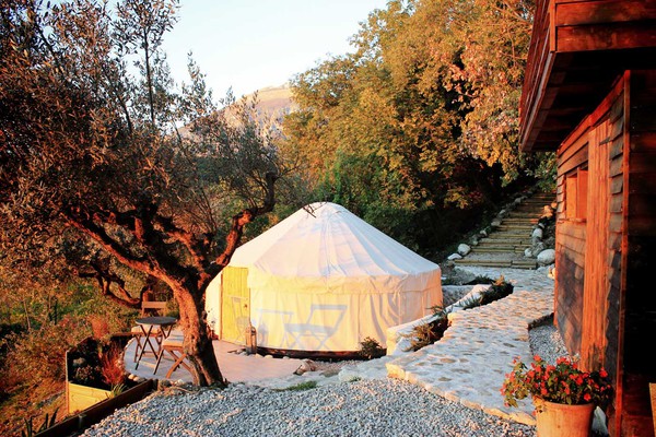 Yurts for glamping
