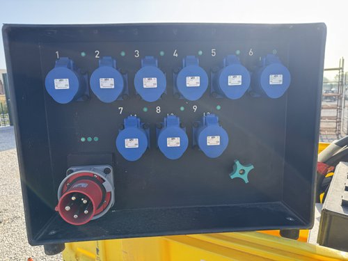 Distro Design 63amp 3 phase in to 9x 32A out Distro Design 63amp 3 phase in to 9x 32A out