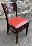 Secondhand Padded Wooden Chairs For Sale