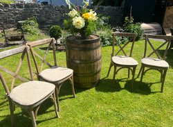 Secondhand Cross Back Chairs