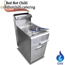 Floor standing gas fryer