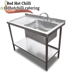 1.2m Stainless Steel Single Sink