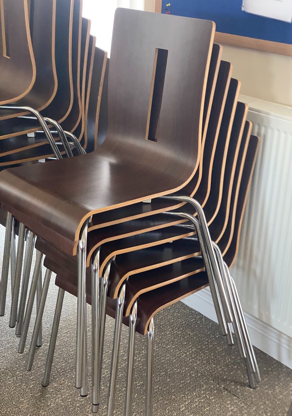 Secondhand Wooden Cafe Chairs