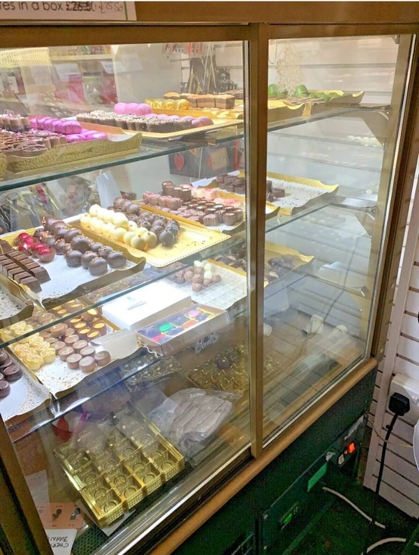 Rear access doors - Chocolate fridge