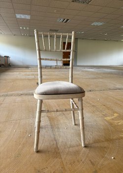 55x Limewash Chiavari Chairs For Sale