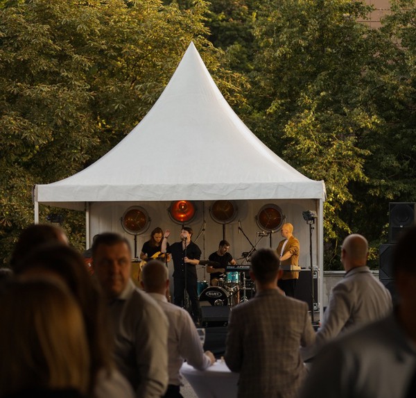 5m x 5m high peak pagoda marquee