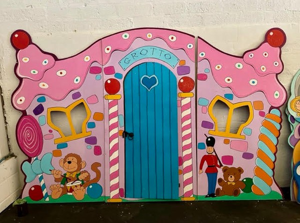 Hand Painted Grotto For Sale