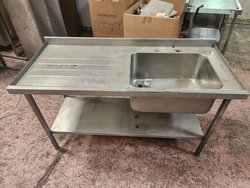 Secondhand Single Bowl Prep Sink For Sale