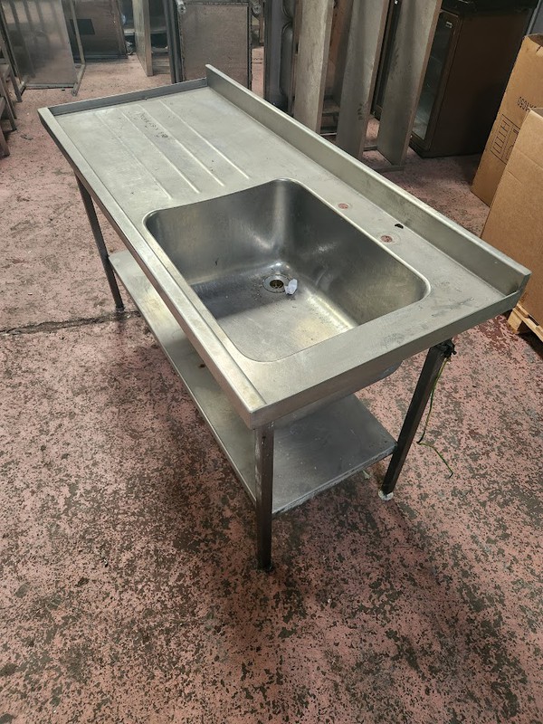 Secondhand Single Bowl Prep Sink For Sale