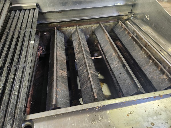 Secondhand Char Grill on Chilled Drawers Base For Sale
