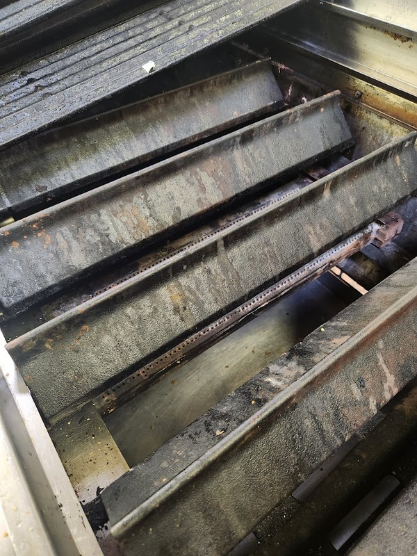 Secondhand Char Grill on Chilled Drawers Base For Sale
