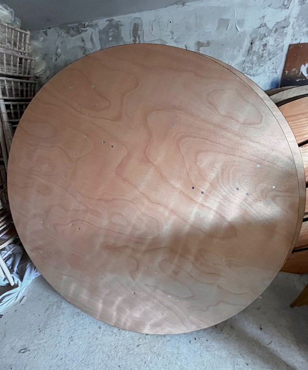 New Wooden Round Tables