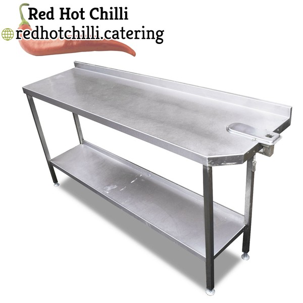 1.87m Stainless Steel Table