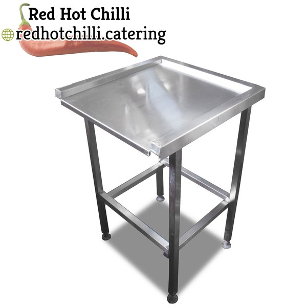 0.61m Stainless Steel Dishwasher Side Table