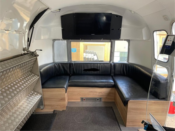 Catering trailer bench seating