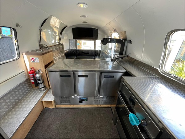 Small aluminium catering trailer
