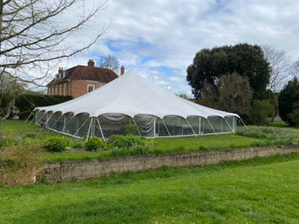 Toptec Tension Marquee With Ivory Lining