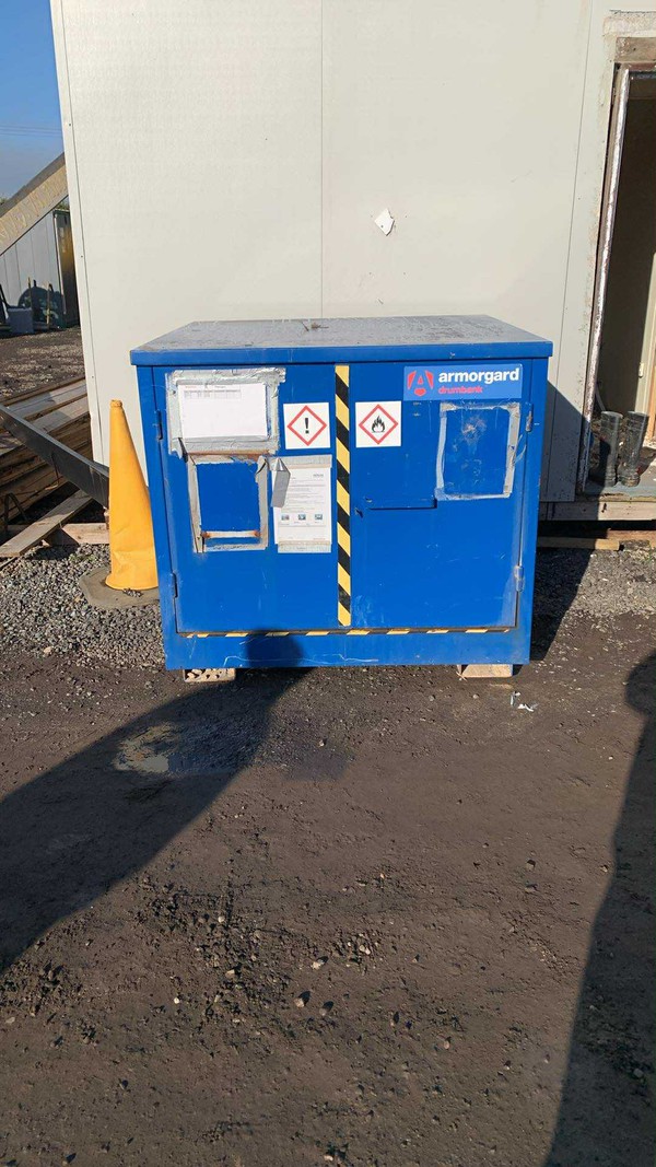Secondhand Armorguard COSHH Chemical Store For Sale