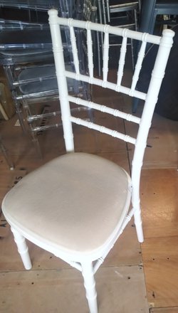 Secondhand White Chivari Chairs For Sale