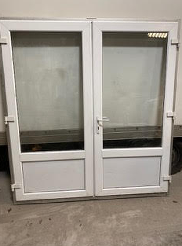 2x UPVC Marquee Doors For Sale