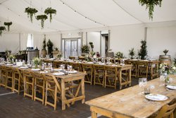 12m x 21m Custom Covers framed marquee for sale