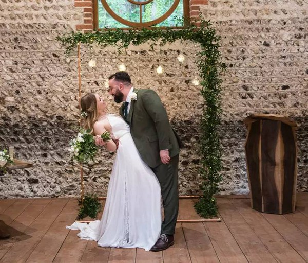 Copper Wedding Arch