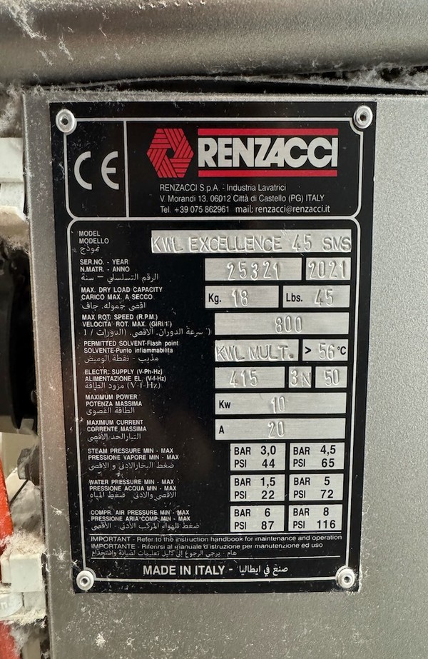 Commercial Dry Cleaning Machine