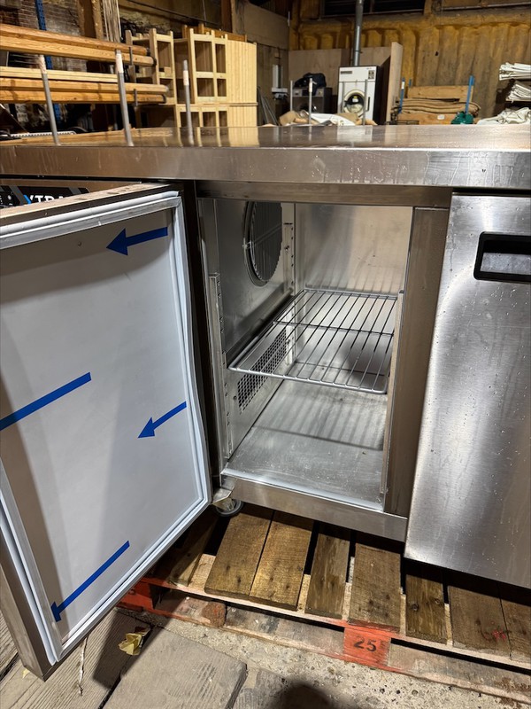 Foster 2 Door Bench Fridge