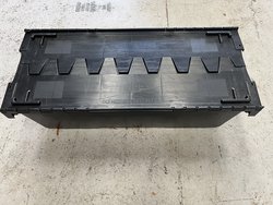 Secondhand Various Attached Lid Containers For Sale