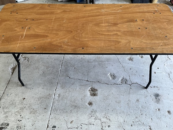 Wood Trestle Tables