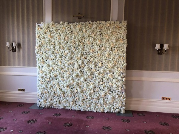 White Flower Wall