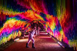 Ribbon Alley  for festival of lights