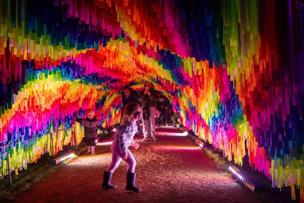 Ribbon Alley  for festival of lights