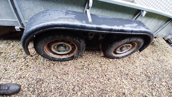 Twin wheel Ifor Williams trailer