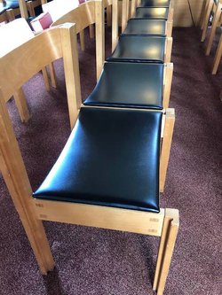 Linking church chairs