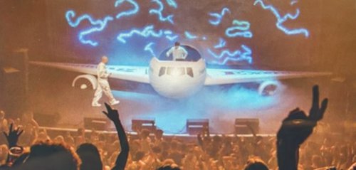 Jet airplane DJ booth Jet airplane DJ booth