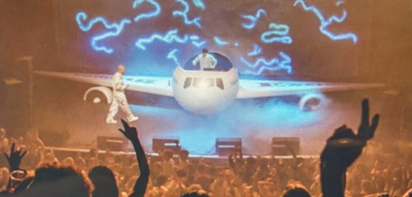 Jet airplane DJ booth