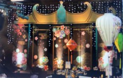 Banners oriental backdrop