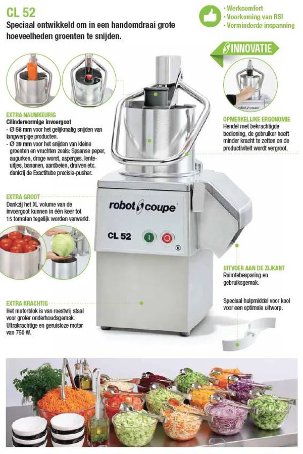 Robot Coupe CL 52  blades available
