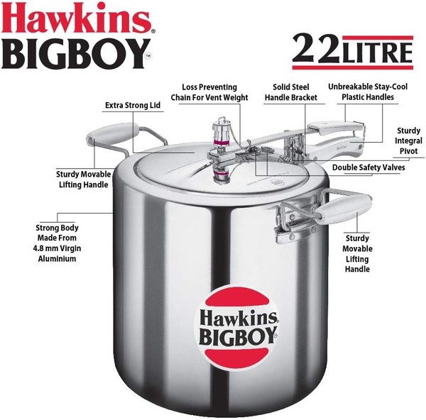22L pressure cooker