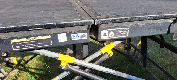 Secondhand Portable and Foldable Stages For Sale