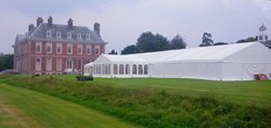 Kibaek 12m framed marquee for sale