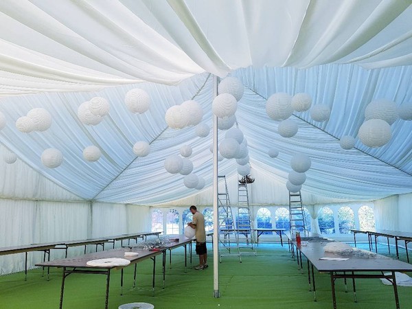 12m x 24m framed marquee