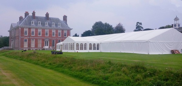Kibaek 12m framed marquee for sale