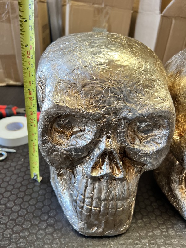 10x Silver/Gold Skulls For Sale