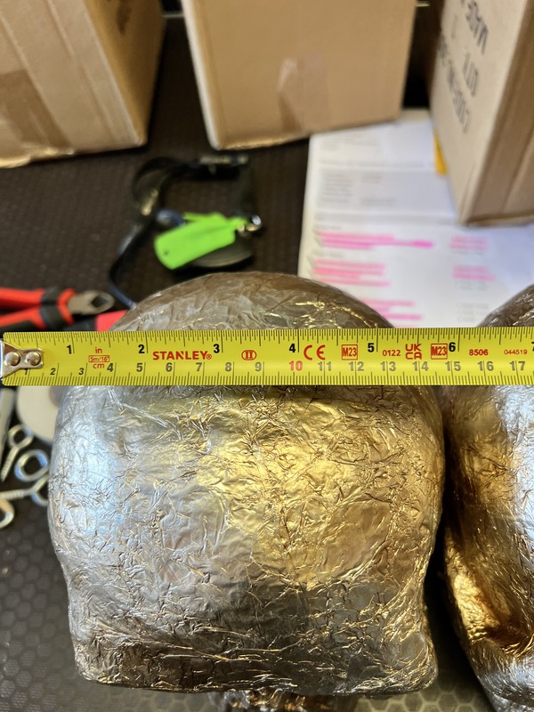 Used 10x Silver/Gold Skulls